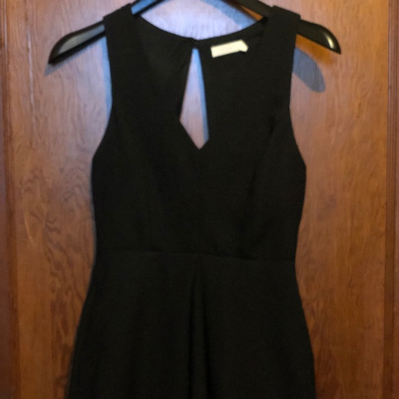 Black Jacquard Romper - cocktail attire - Picture 1 of 5